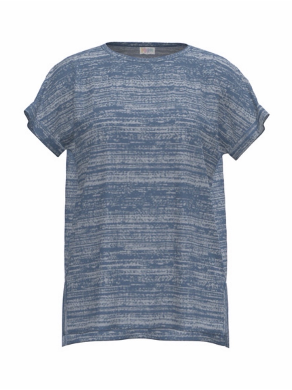 LulaRoe Leah Blue Striped Tunic